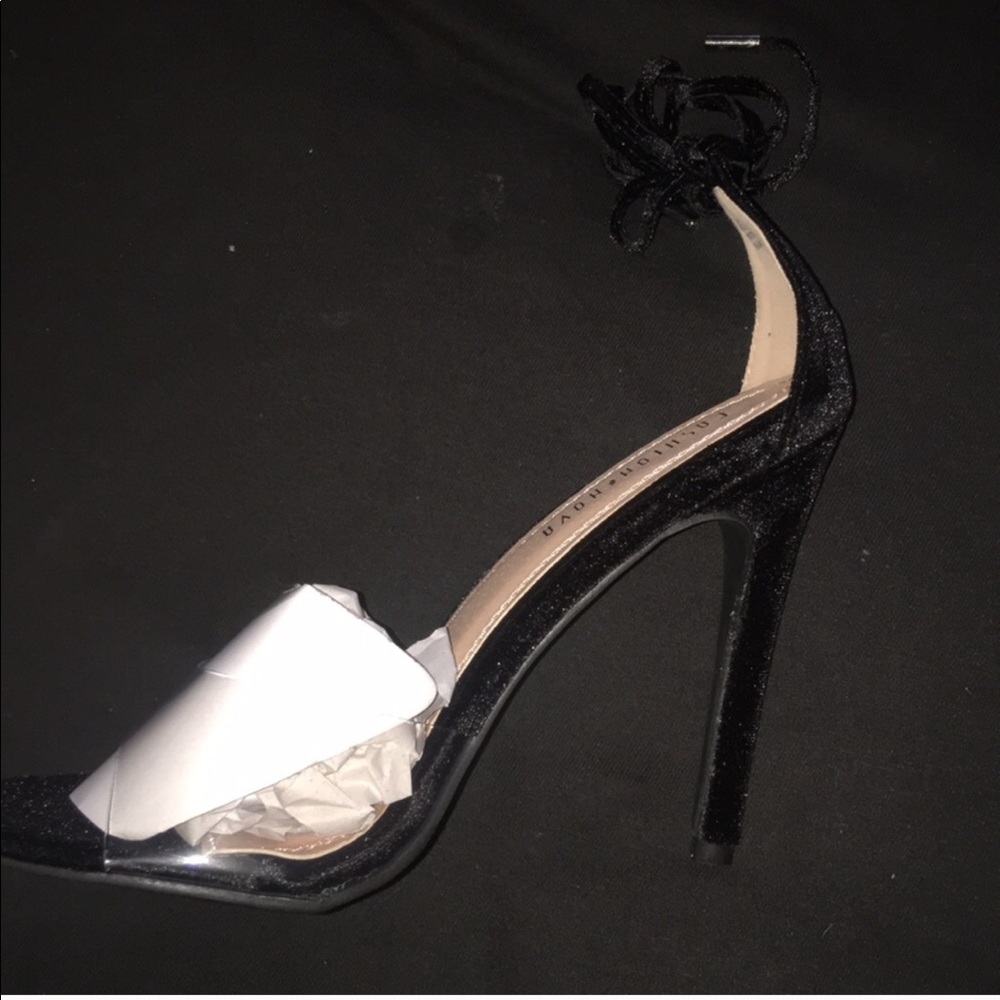 Gigi clear toe heel